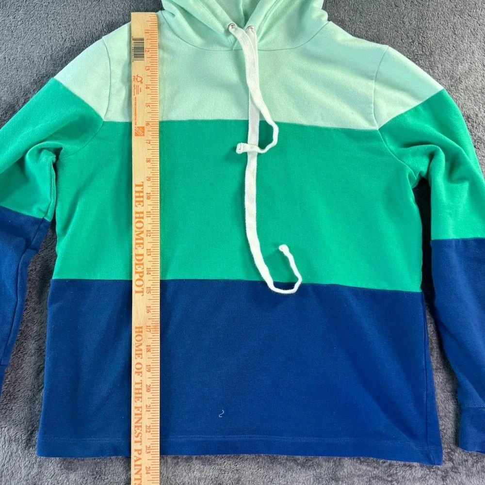 J. Crew Colorblock French Terry Hoodie Size S Unisex Coastal